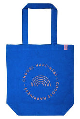 BOLSA TELA DE LA COMPRA ALGODON ORGANICO CHOOSE HAPPINESS | MOSES